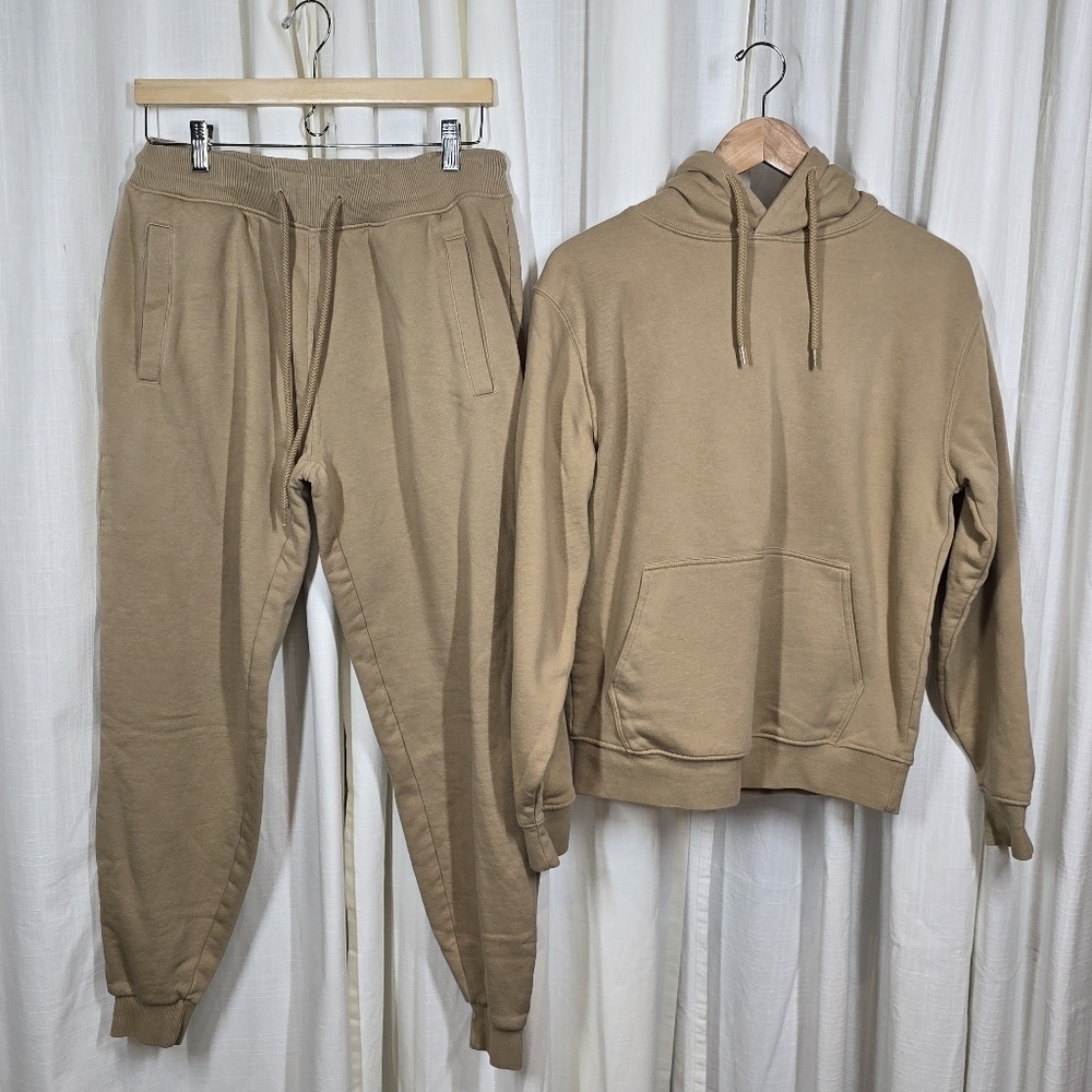 Fashion Nova Stole Your Boyfriend Hoodie & Jogger Nude 2-Piece Set - Picture 15 of 16